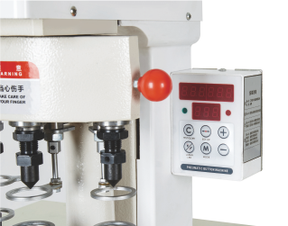 Three-station Pneumatic Fastener Attaching Machine (SS-3808) with Intelligent counter