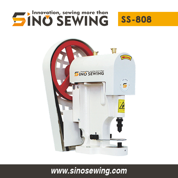 Snap Button Attaching Machine with Belt Drive (SS-808), Low Price Fastener Attaching Machine