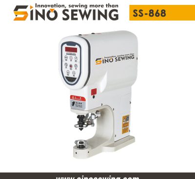 Servo Snap Button Attaching Machine (SS-868) for Metal Buckle, Automatic Snap Button Attaching Machine Manufacturer
